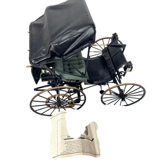 Franklin Mint 1893 Duryea Automobile Model The First Carriage Car 1:8 New w Tag - Picture 7 of 16